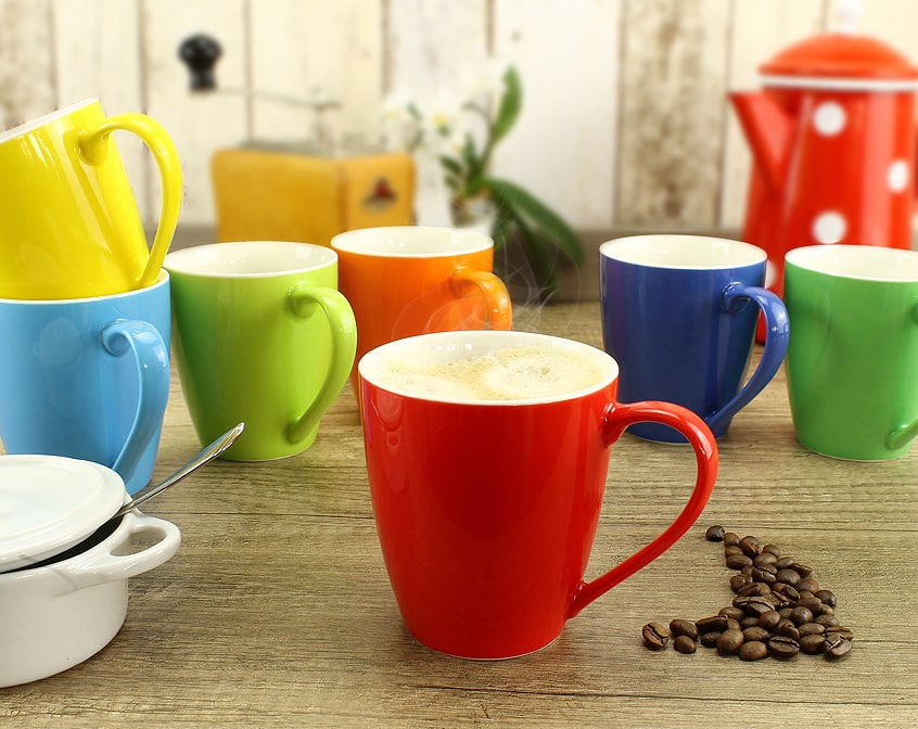 B2B Gewerbebedarf Tassen Becher Kaffeebecher Giveaway Kundengeschenk Großmengen Mengenrabatt