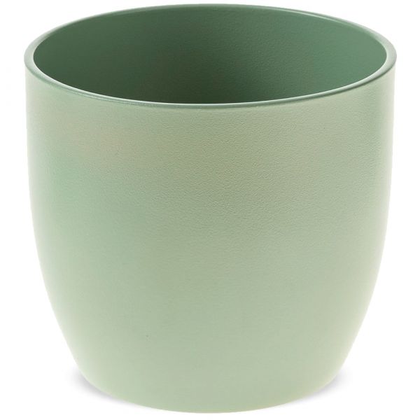 Übertopf Blumentopf klassisch matte Oberfläche Keramik 1 Stk Ø 16 cm hellgrün