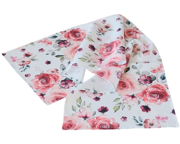 Tischläufer ROXANA Rosen Blumen Druck Mitteldecke bunt Polyester 40x140 cm