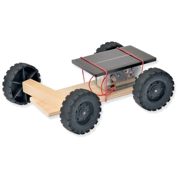 Solar Fahrzeug Holz Bausatz Kinder Werkset Bastelset Lernspiel ab 9 Jahren