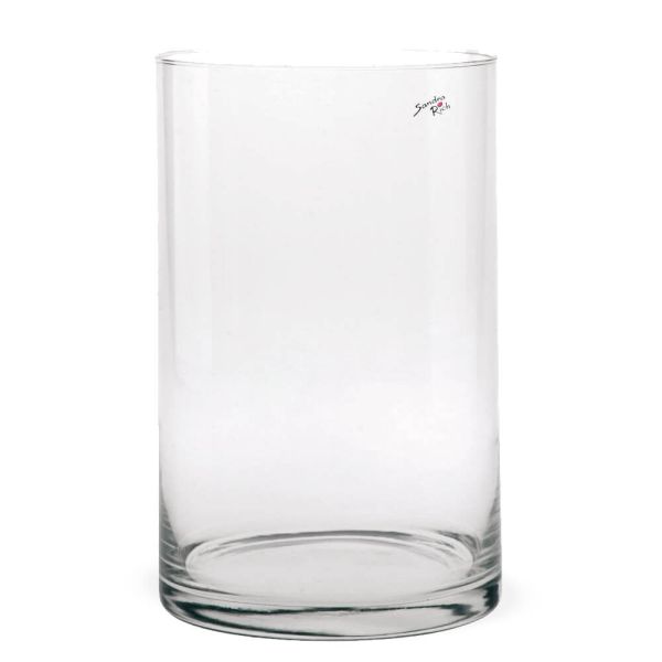 Vase Glas Zylinder Dekoglas Glasvase Blumenvase B-WARE Ø 19x30 cm