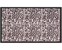 Fußmatte Fußabstreifer Decor & Rand Leoparden Muster taupe waschbar 40x75 cm