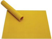 Tischset Platzset BORDA gelb 1 Stk. Kunststoff gewebt abwaschbar