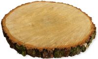 Baumscheibe Holzscheibe zum Basteln Dekorieren 35 – 40 cm