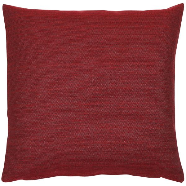 Kissenhülle LEONIE einfarbig Kissenbezug uni rot Polyester Baumwolle 50x50 cm