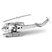 3D Metall Steckbausatz Huey UH-1 Helikopter Hubschrauber 11,9 cm ab 14 Jahre