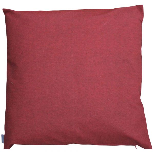 Kissenhülle JANIN einfarbig Kissenbezug uni rot 50x50 cm
