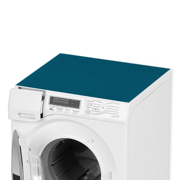 Waschmaschinenauflage zuschneidbar Waschmaschinen-Abdeckung blau