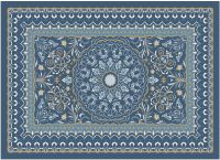 Fußmatte Fußabstreifer DECOR Perser Ornamente blau orientalisch waschbar 50x70cm