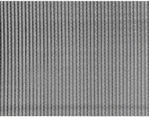 Bodenbelag NOVA SKY Läufer Wellen Muster Polyester anthrazit 1 Stk 65x100 cm