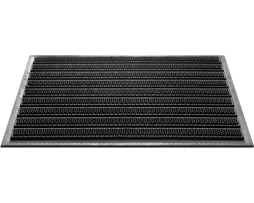 Fußmatte Türmatte Outdoor aus Gummi & Noppen wetterfest schwarz 40x60 cm  kaufen | Fußmatten
