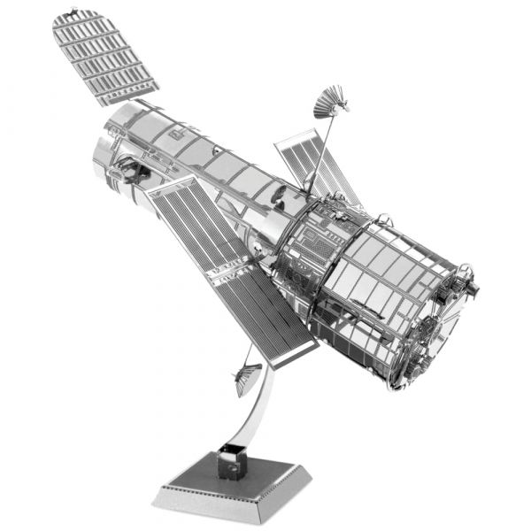 3D Metall Steckbausatz Hubble Teleskop Fernrohr Bausatz 7,6 cm ab 14 Jahre