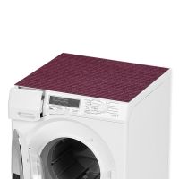 Waschmaschinenauflage Waschmaschine Abdeckung bordeaux zuschneidbar