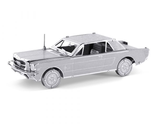 3D Metall Steckbausatz Ford 1965 Mustang Coupe Auto Bausatz 8,9 cm