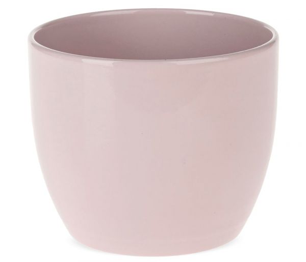 Übertopf Blumentopf klassisch glänzend Keramik Ø 12x10 cm 1 Stk rosa