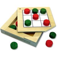 Tic-Tac-Toe Spiel Geschicklichkeitsspiel Kinder Bausatz Werkset - ab 10 Jahren