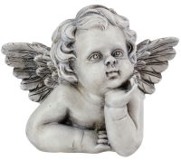 Grabschmuck Engel Figur Trauergeschenk Deko Engel 20 cm