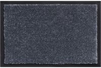 Schmutzfangmatte schmutzabsorbierend Fußmatte Uni einfarbig 60x80 cm - Hellgrau