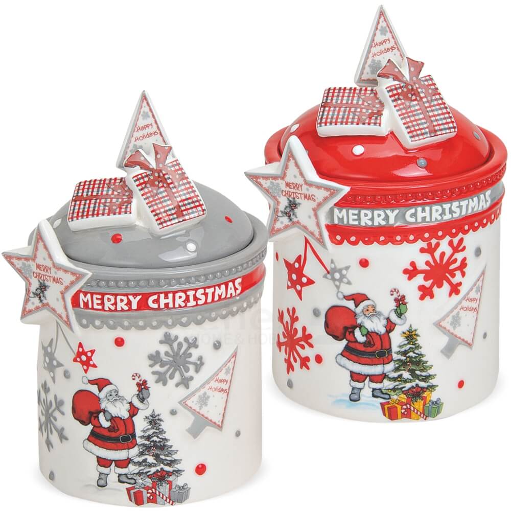Runddose Merry Christmas 56373 A Keksdose Weihnachtsdose Keramikdose