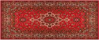Teppichläufer Küchenläufer Teppich Ornamente Perser Vintage rot waschbar 60x150 cm