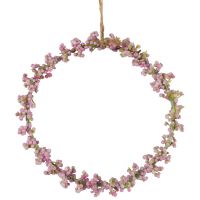 Blumenring Schleierkraut Reif 1 Stk. Dekokranz rosa Ø 17 cm