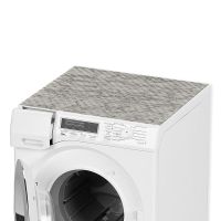 Waschmaschinenauflage zuschneidbar Waschmaschine Marmor grau