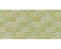 Bodenbelag NOVA SKY Läufer Kachel Muster Polyester gelb grün 1 Stk 65x100 cm