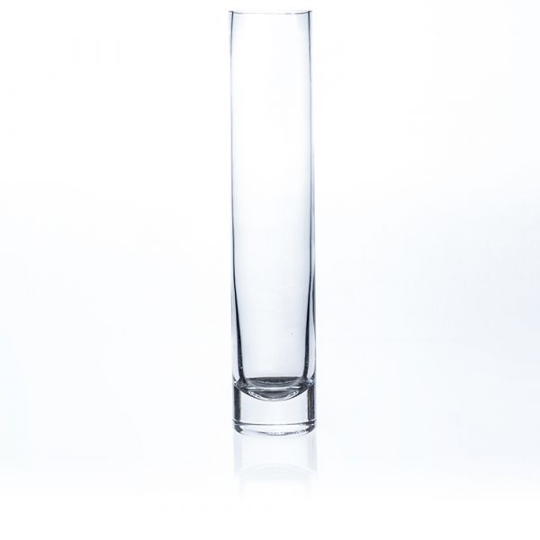Zylinderförmige Glas Vase Glasvase Dekoglas klar 1 Stk. Ø5x30 cm