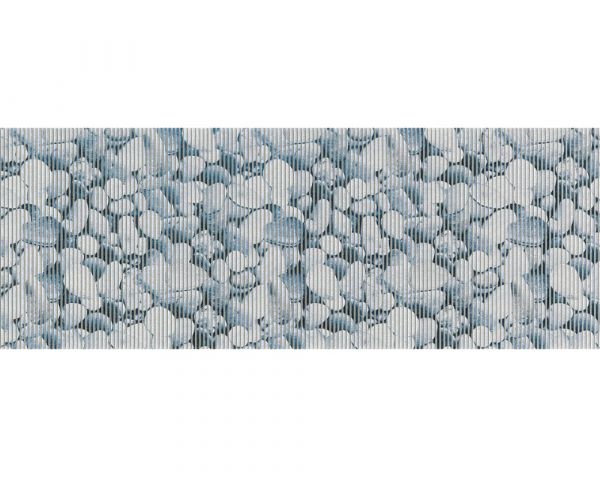 Bodenbelag NOVA SKY Läufer Steinmuster aus Polyester in grau 1 Stk 65x100 cm