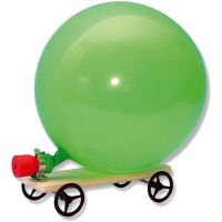 Luftballonfahrzeug Bausatz Kinder Werkset Bastelset Lernspiel - ab 10 Jahren