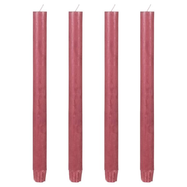 Stabkerze Tafelkerze Kerze Stab Wohndekoration 27 cm in rosa