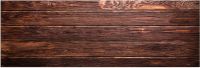 Teppichläufer Küchenläufer Teppich Holzbretter dunkles Holz waschbar - 60x180 cm