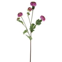 Mini Chrysantheme künstlich Deko Blume Kunstblume Herbst Blüte 1 Stk - lila