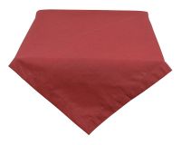 Tischdecke JANIN einfarbig Tischwäsche uni rot 110x110 cm