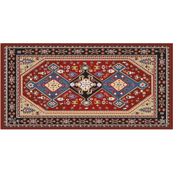 Teppichläufer Küchenläufer Teppich Perser Orient Ornament bunt waschbar 60x120 cm