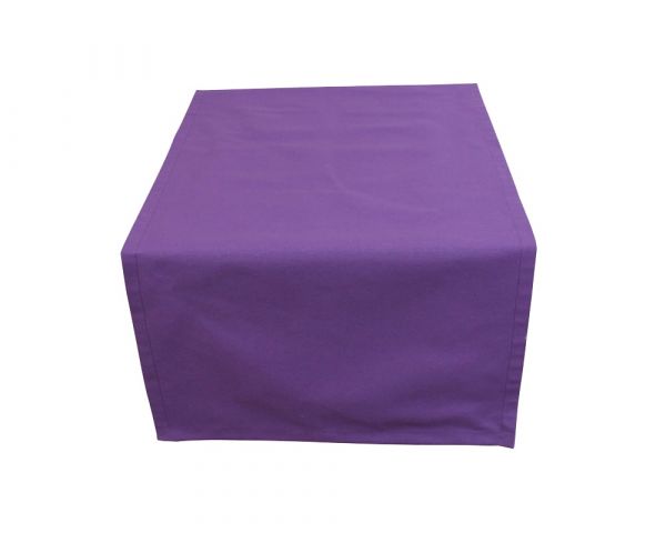 Tischläufer INGRID Mitteldecke einfarbig uni 50x150 cm lila