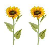 Künstliche Sonnenblumen im 2er Set 62 cm