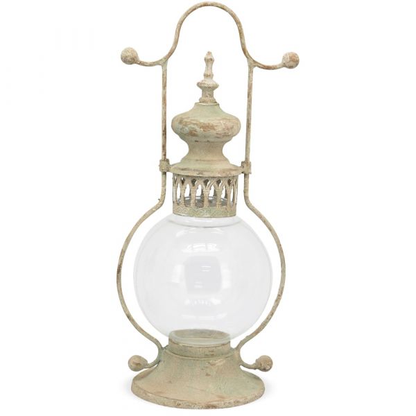 Kerzenhalter Windlicht Öllampe Antikoptik Gartendeko nostalgisch 1 Stk 17x32,5 cm