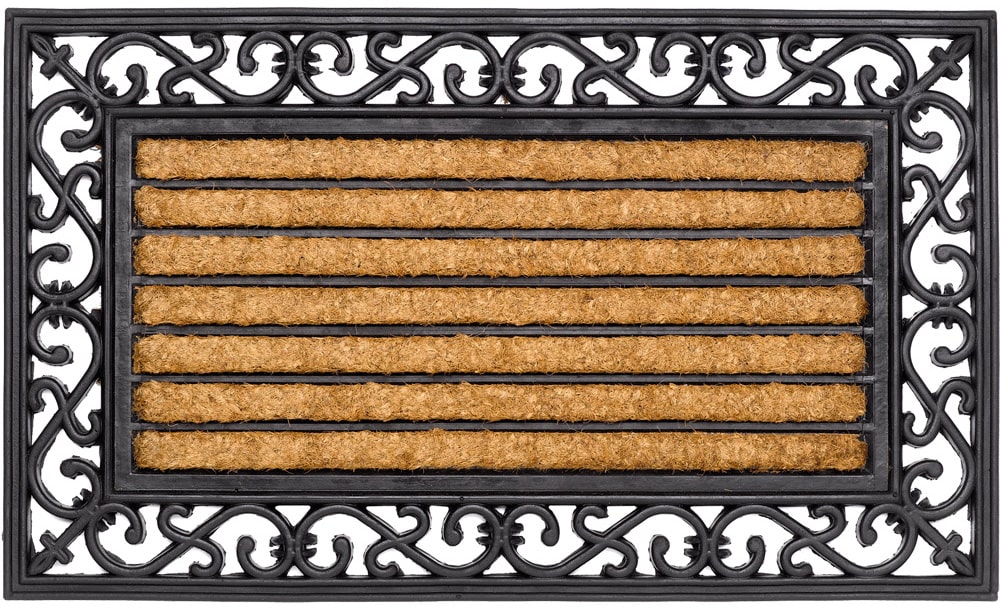 Fußmatte Fußabstreifer Kokos In- & Outdoor Gummirand 45x75 cm rutschfest  kaufen