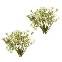 Schönes künstliches Schleierkraut Kunstblumen Deko in weiß 30 cm