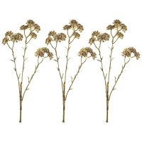 Tolle künstliche Girlande mit Beeren in gold 2er Set 43 cm