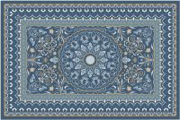 Fußmatte Fußabstreifer DECOR Perser Ornamente blau orientalisch waschbar 40x60cm