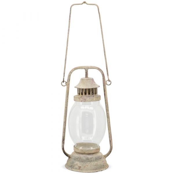 Windlicht Laterne Gartenlaterne Öllampen-Stil Vintage Metall 1 Stk 15x13x30 cm