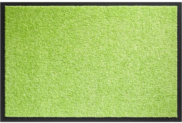 Schmutzfangmatte schmutzabsorbierend Fußmatte Uni einfarbig 120x180 cm - Hellgrün
