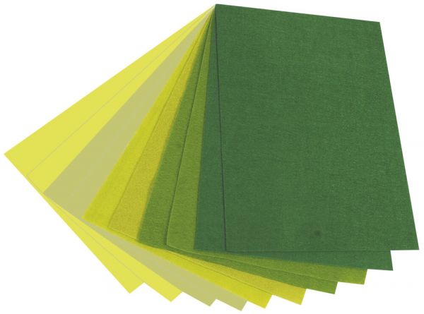 Bastel Filz 10er Set 4 Farbtöne - 5-farbig sort – 20x30 cm – 1,5 mm stark