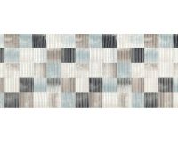 Bodenbelag NOVA SKY Läufer Würfel Muster aus Polyester in grau 1 Stk 65x100 cm