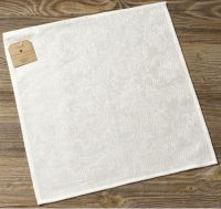 Serviette Stoffserviette Textil MILA einfarbig weiß 39x39 cm Landhaus Leinen 1 Stk