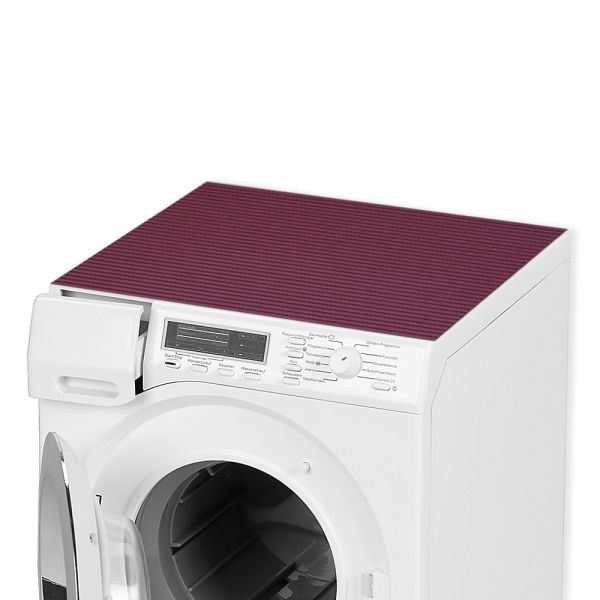 Waschmaschinenauflage zuschneidbar Waschmaschine bordeaux