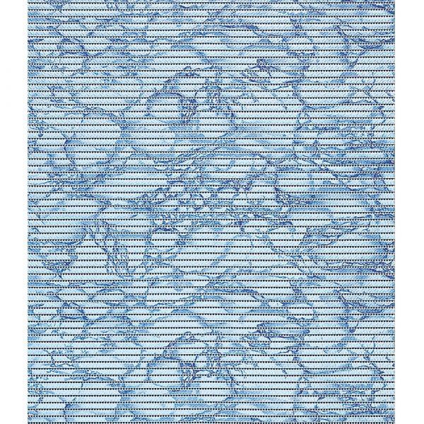 Weichschaum-Bodenbelag NOVA SOFT Antirutsch Läufer Marmor hellblau 100 cm
