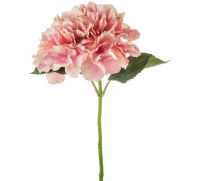 Hortensienblüte hochwertig verarbeitet Kunststoff Ø 20x40 cm 1 Stk rosa